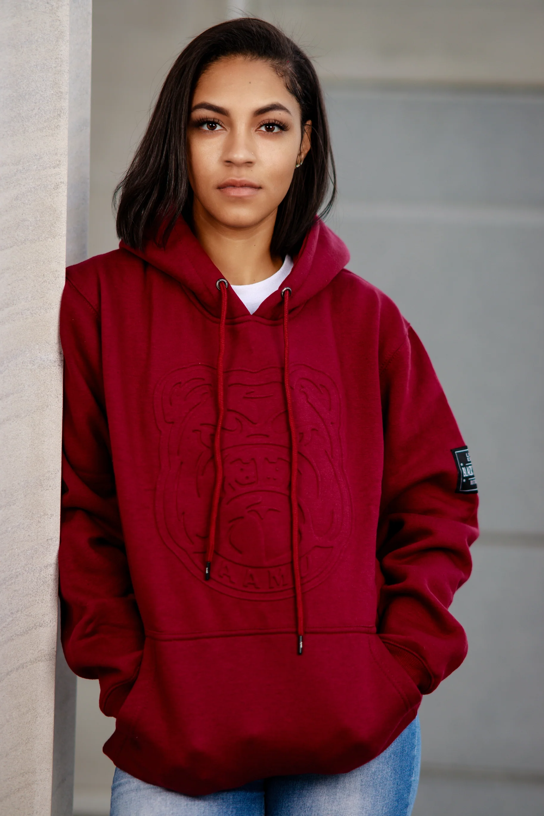 Embossed AAMU Hoodie - Image 4