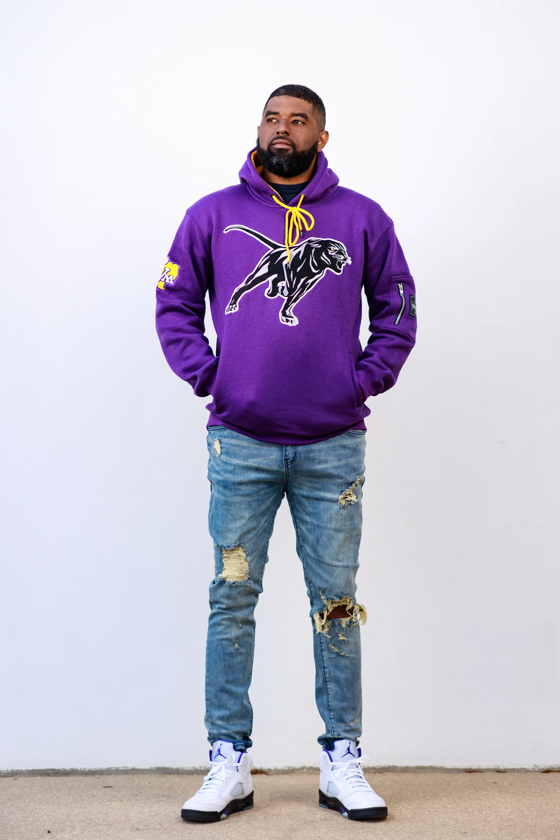 Embroidered PVAMU Hoodie - Image 5