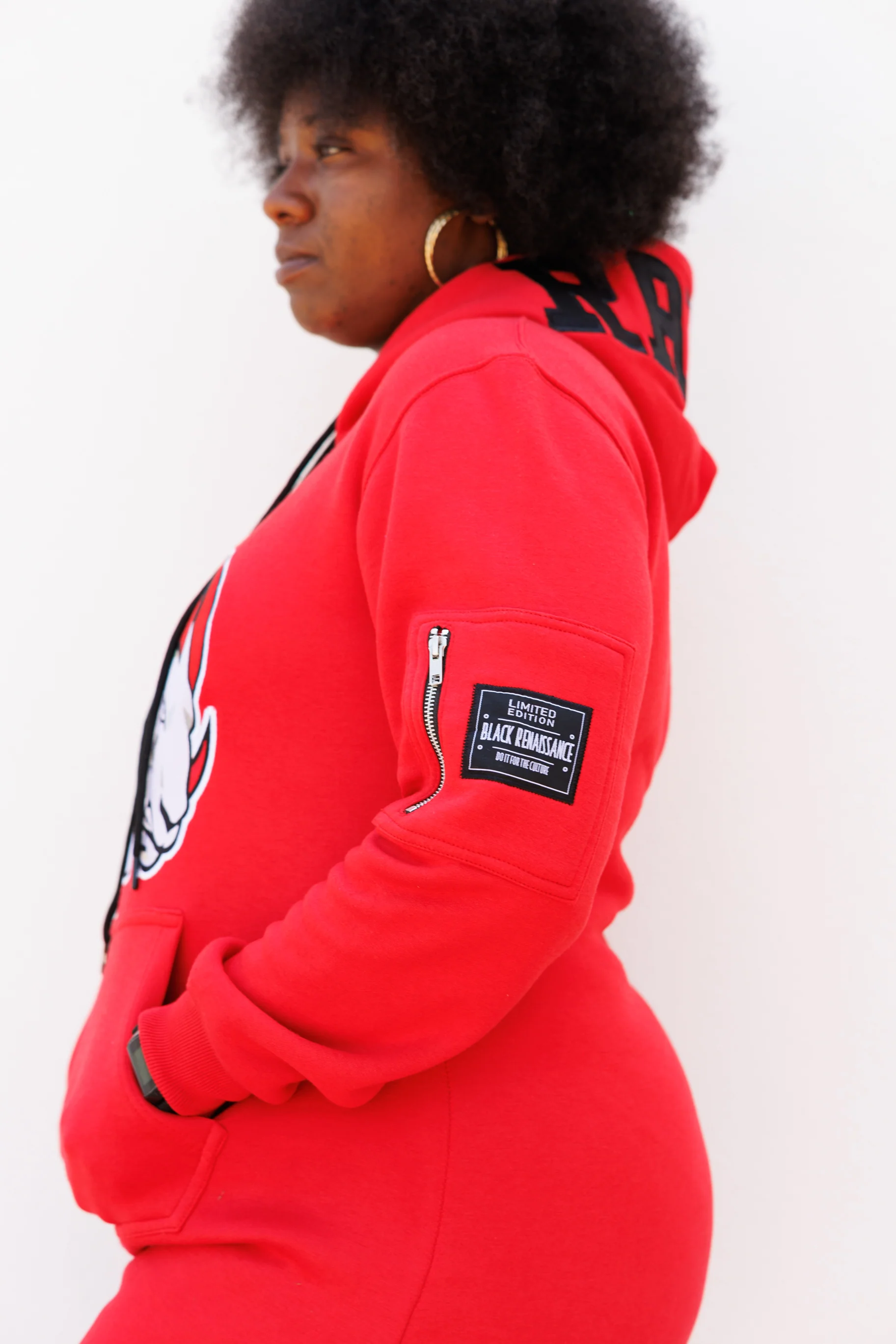 Embroidered Winston Salem State Hoodie Dress - Image 3