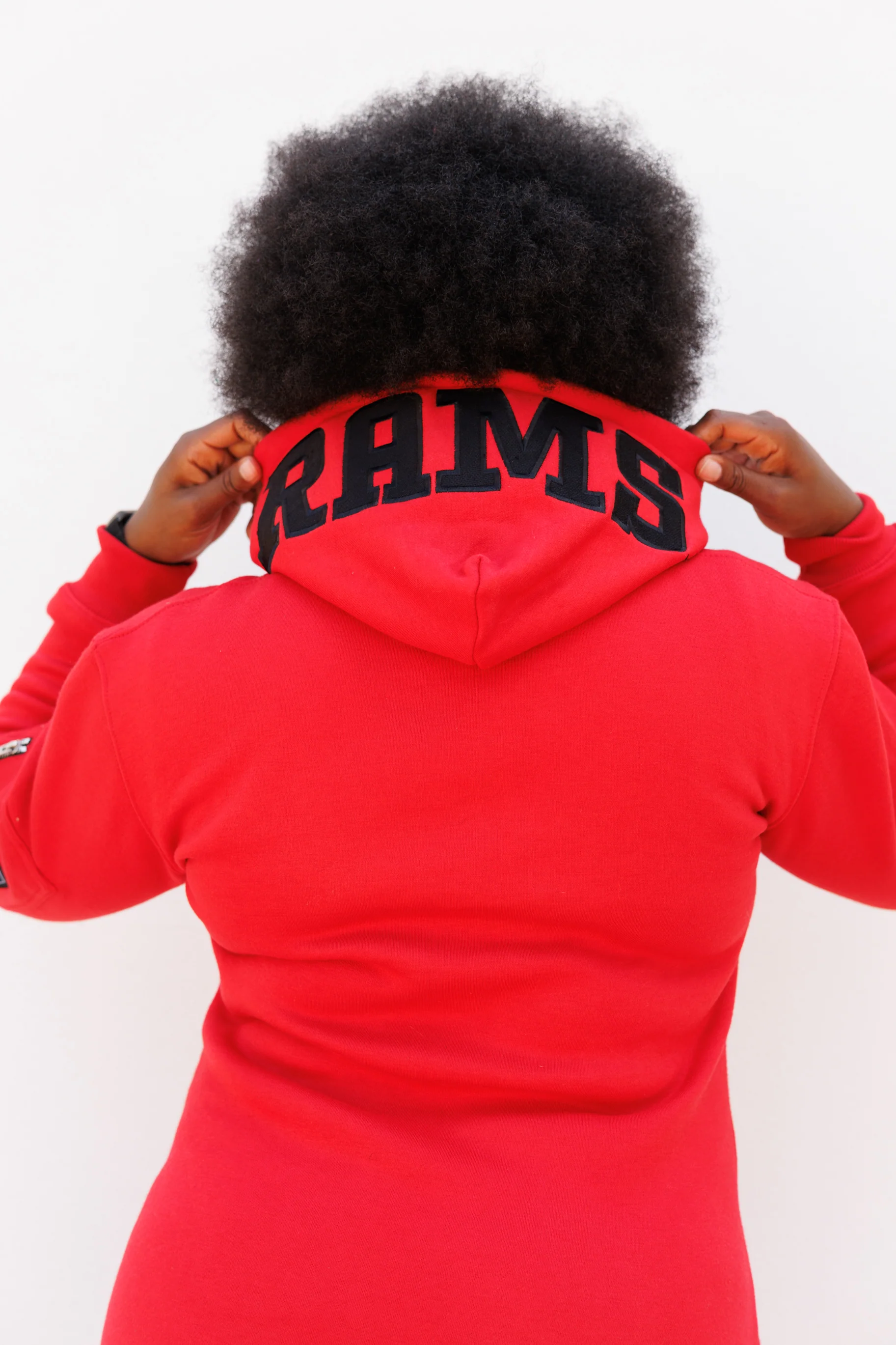 Embroidered Winston Salem State Hoodie Dress - Image 4