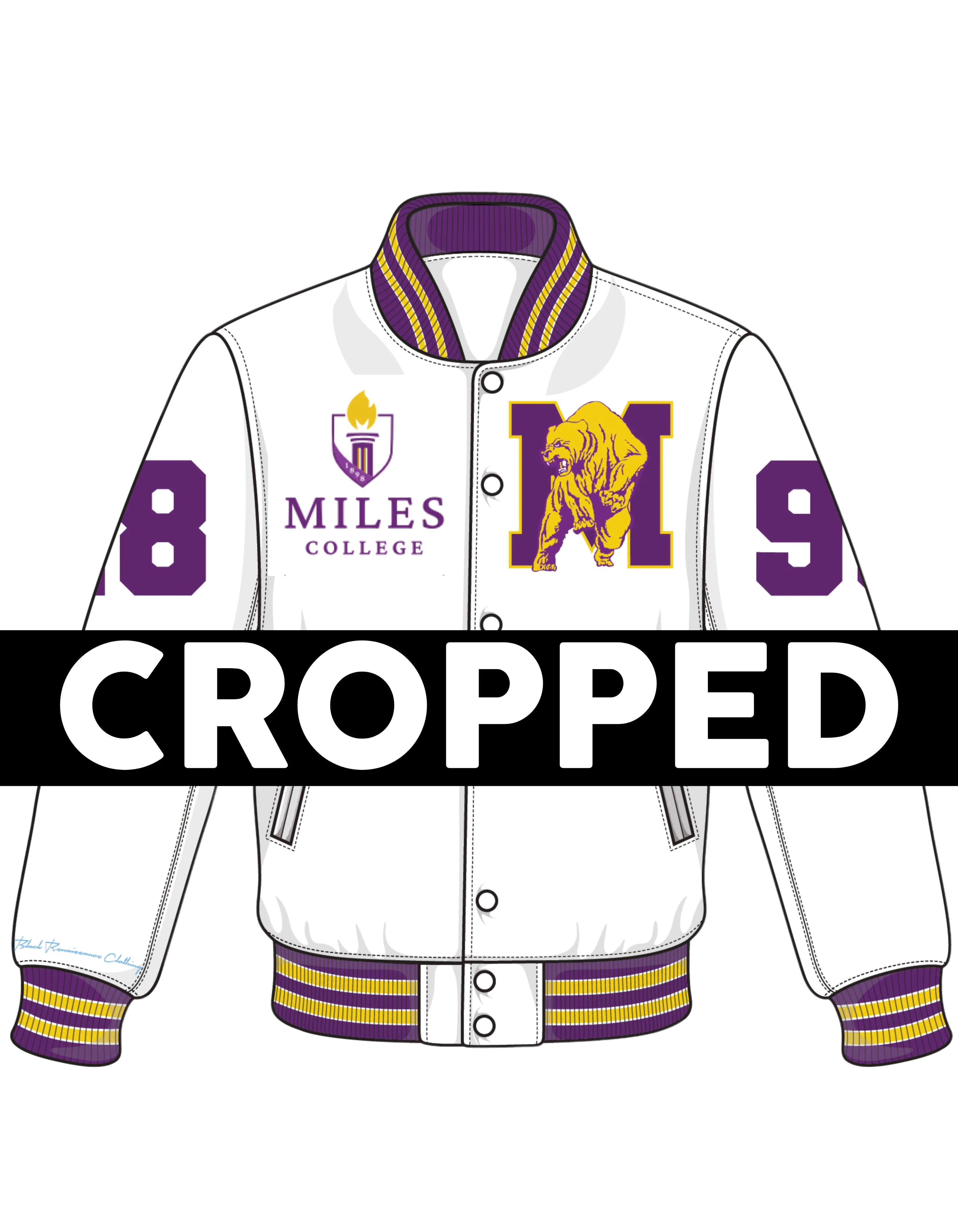 Miles College Limited Edition Women's Satin Jacket - Image 3
