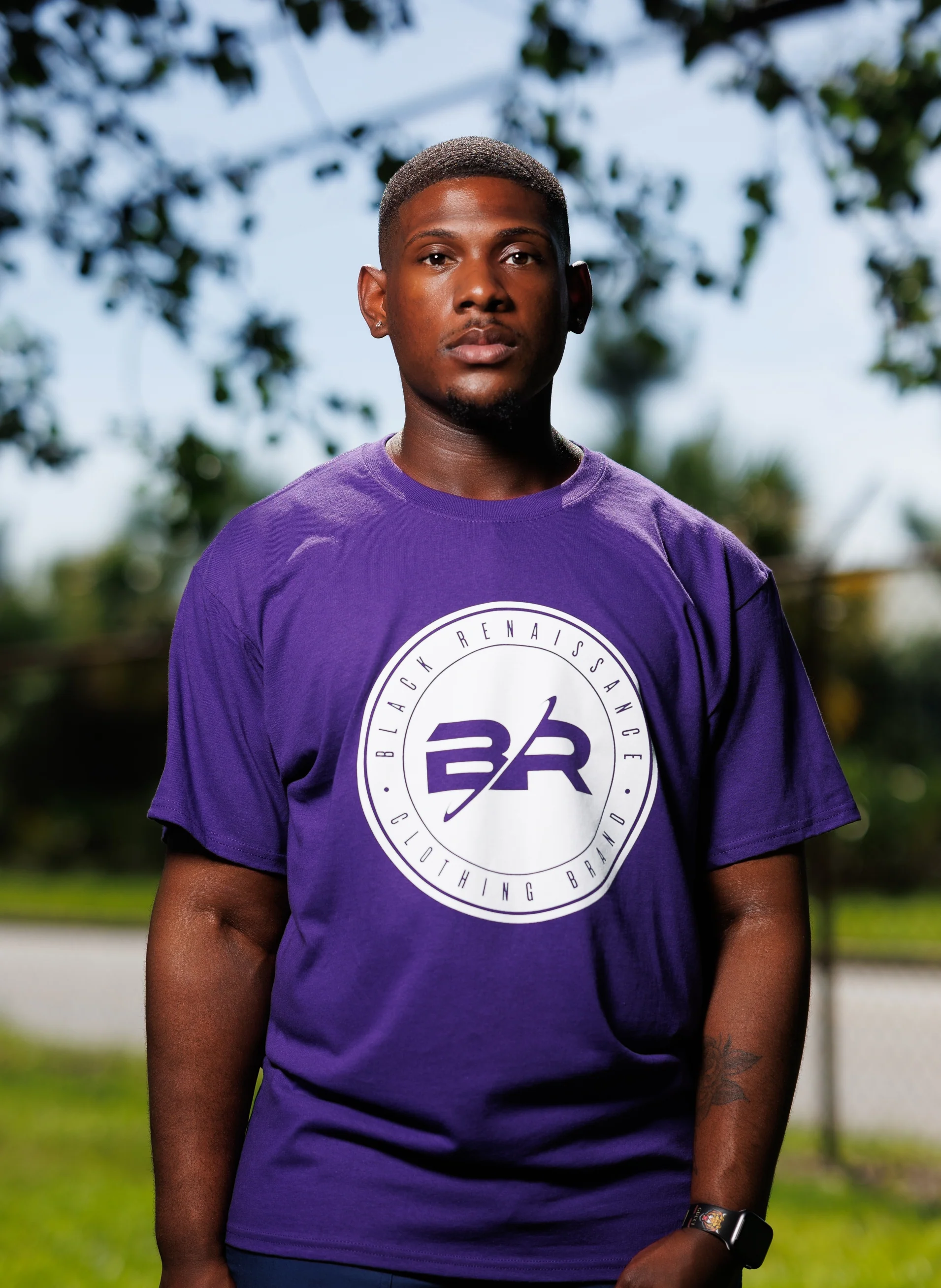 Purple Classic Tee - Image 3