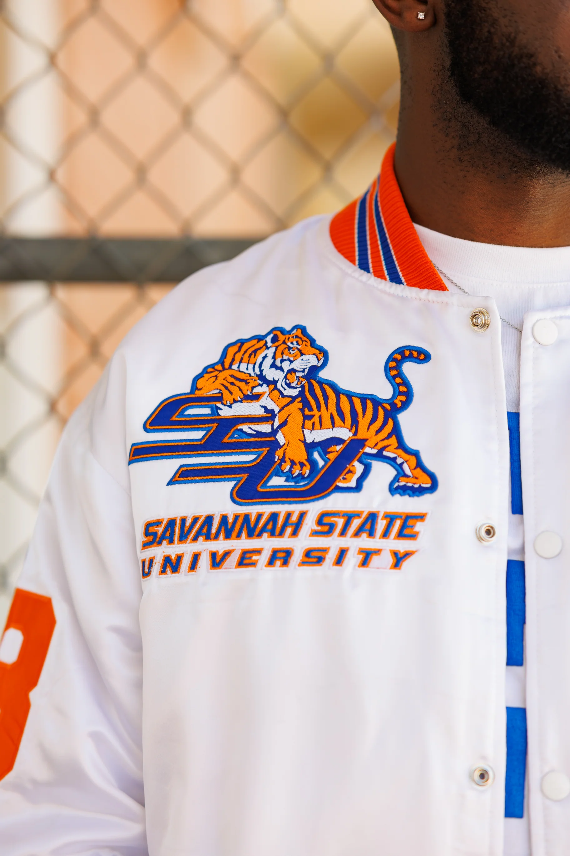 Savannah State Limited Edition Satin Jacket - Image 6