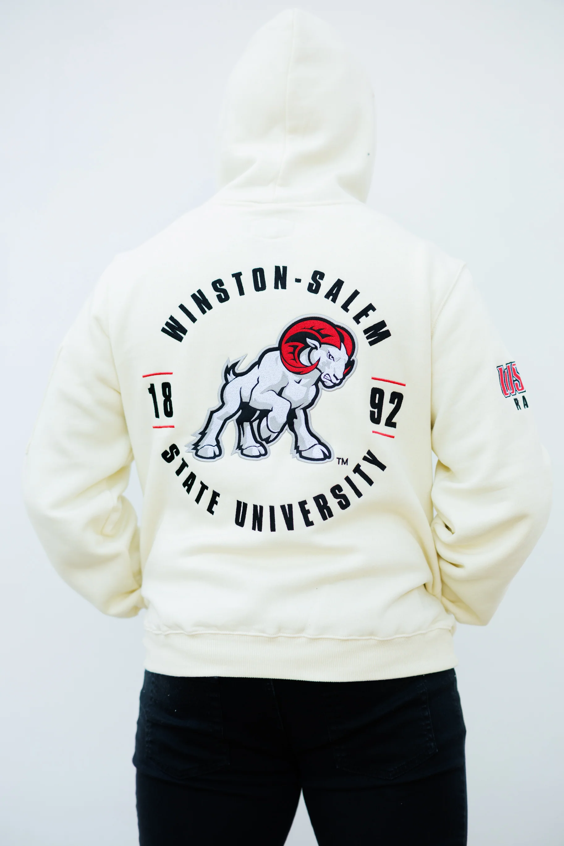 Winston Salem State Embroidered Hoodie - Image 4