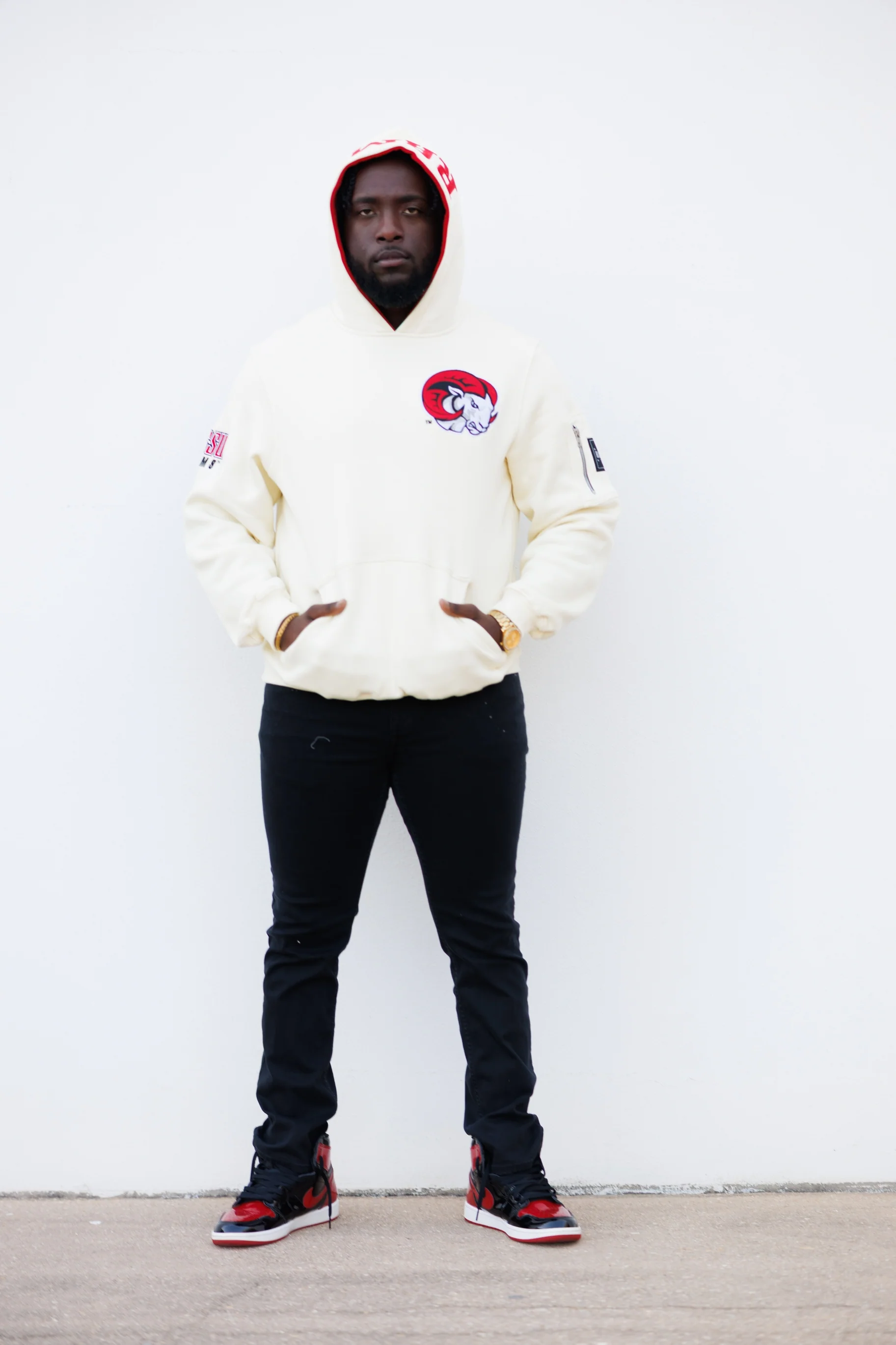 Winston Salem State Embroidered Hoodie - Image 7