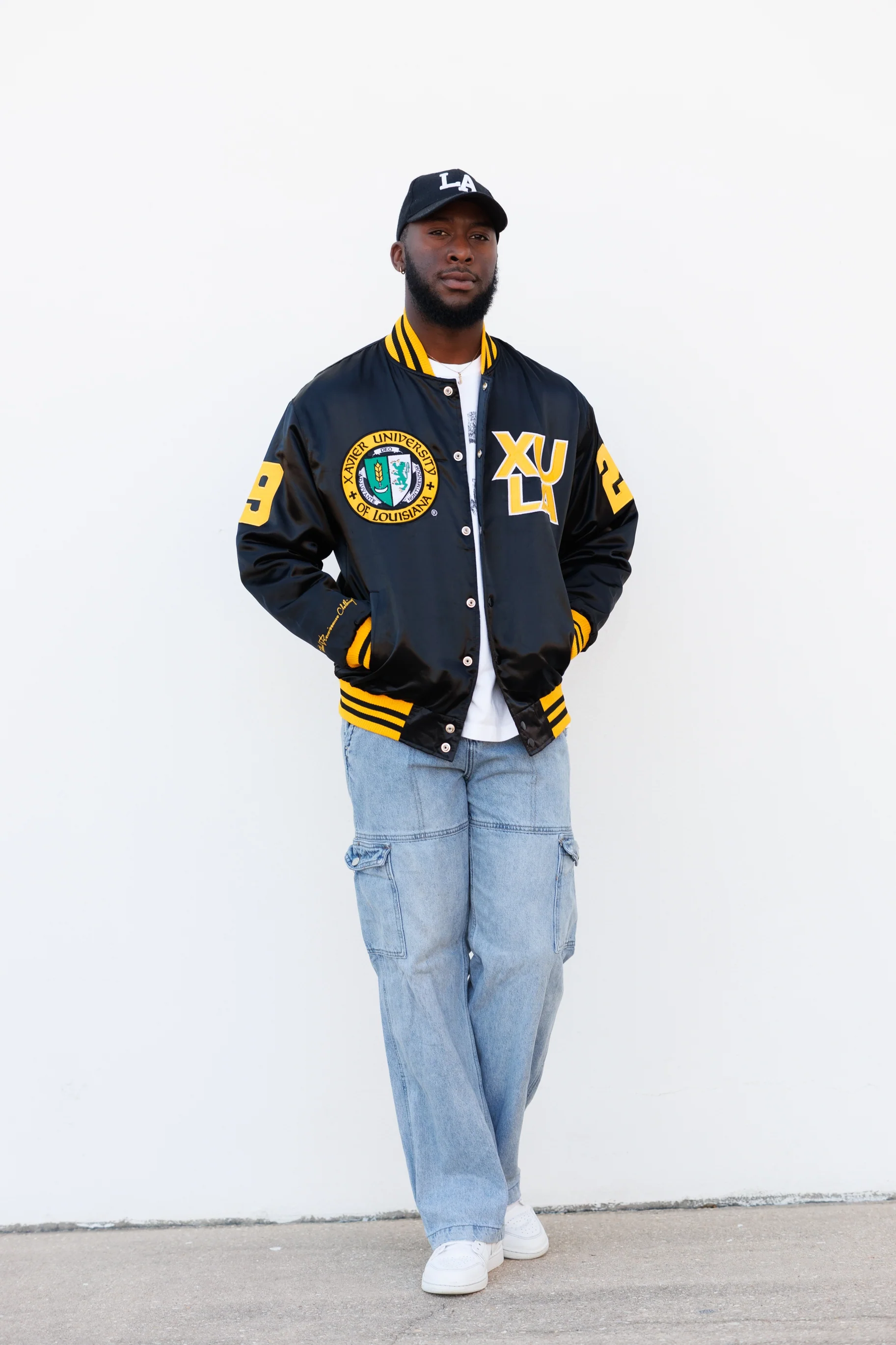 Xavier Limited Edition Satin Jacket in Black - Image 3